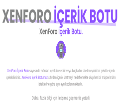 XenForo İçerik Botu 